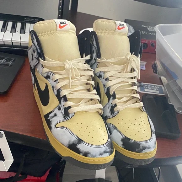 Nike Dunk High 1985 SP "Black Acid Wash" - Picture 4 of 11